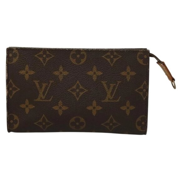 LOUIS VUITTON Monogram Bucket PM Accessory Pouch LV Auth - Picture 1 of 16